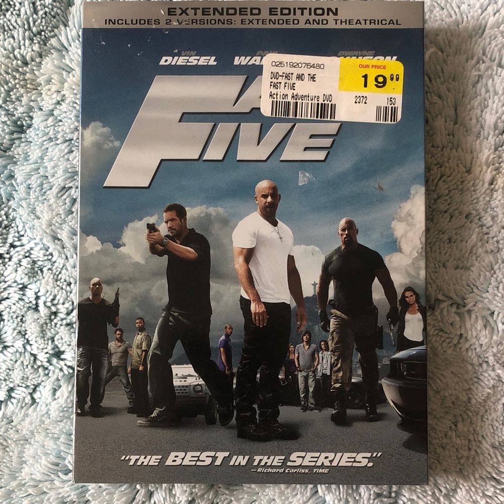 Fast Five (Extended Edition) DVD - sealed
